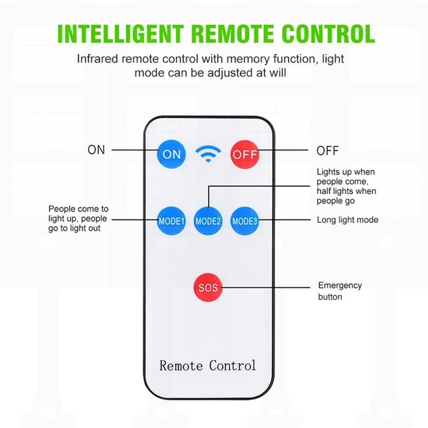 10000W Powerful Outdoor Solar Street Light With Motion Sensor - Hans Lumiere
