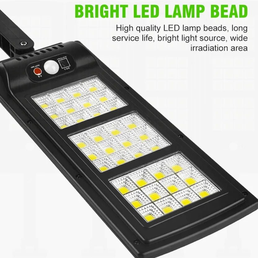 10000W Powerful Outdoor Solar Street Light With Motion Sensor - Hans Lumiere