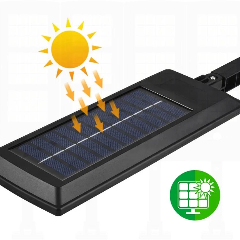 10000W Powerful Outdoor Solar Street Light With Motion Sensor - Hans Lumiere