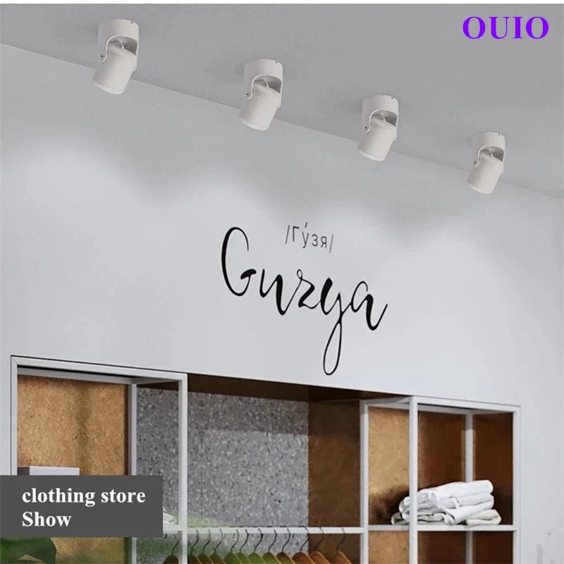 180° Rotation Tricolor Changeable Surface Mounted LED Downlight - Hans Lumiere