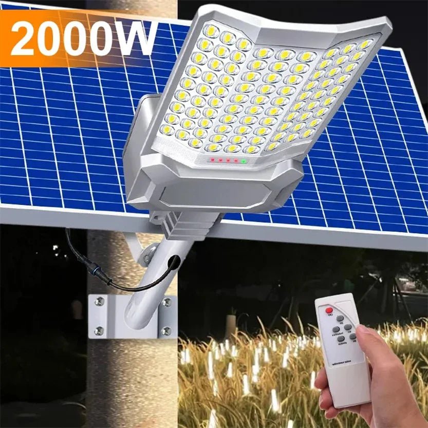 2000W Solar Outdoor Waterproof Street Lamp - Hans Lumiere