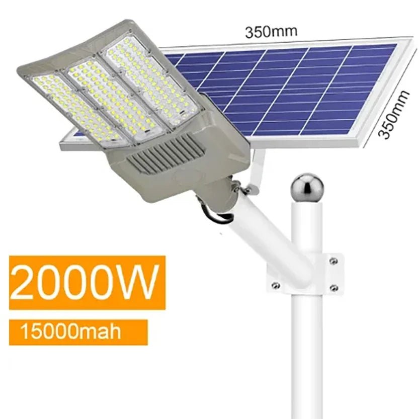 2000W Solar Outdoor Waterproof Street Lamp - Hans Lumiere