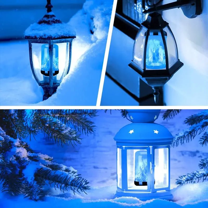 2PCS Outdoor LED Flame Light Bulbs With Upside Down Effect - Hans Lumiere