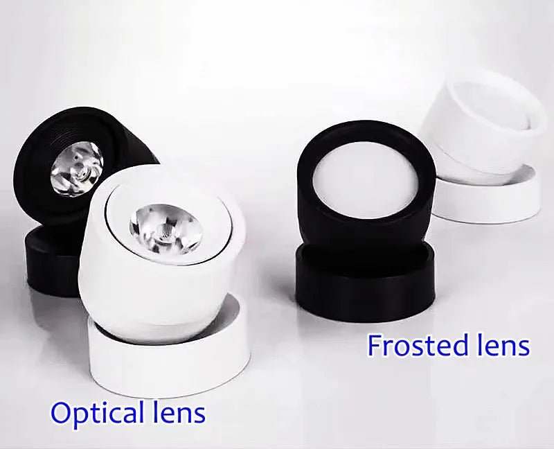 360° Rotatable Tricolor LED Ceiling Lamp Surface Mounted Spotlight - Hans Lumiere