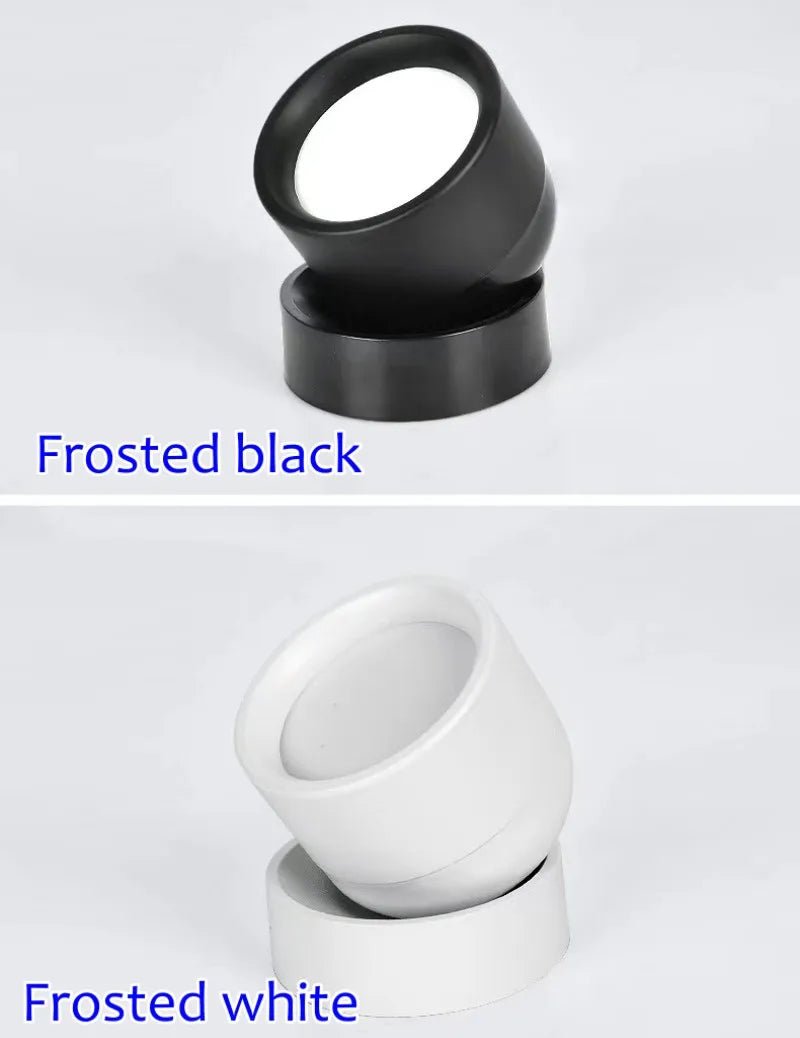 360° Rotatable Tricolor LED Ceiling Lamp Surface Mounted Spotlight - Hans Lumiere