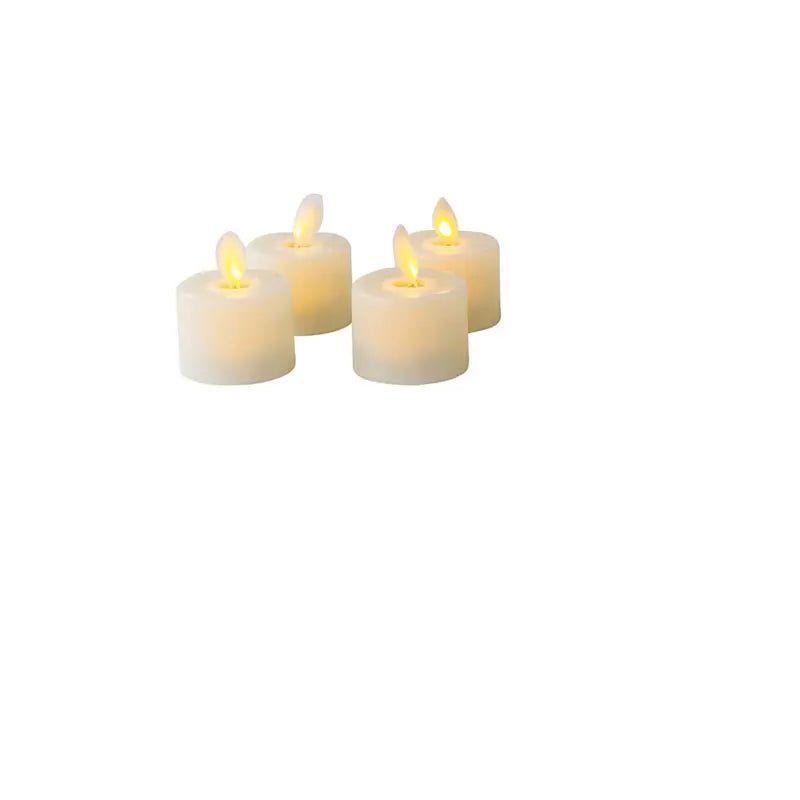 4 or 6 Flameless Moving Wick LED Candles With Remote Control - Hans Lumiere