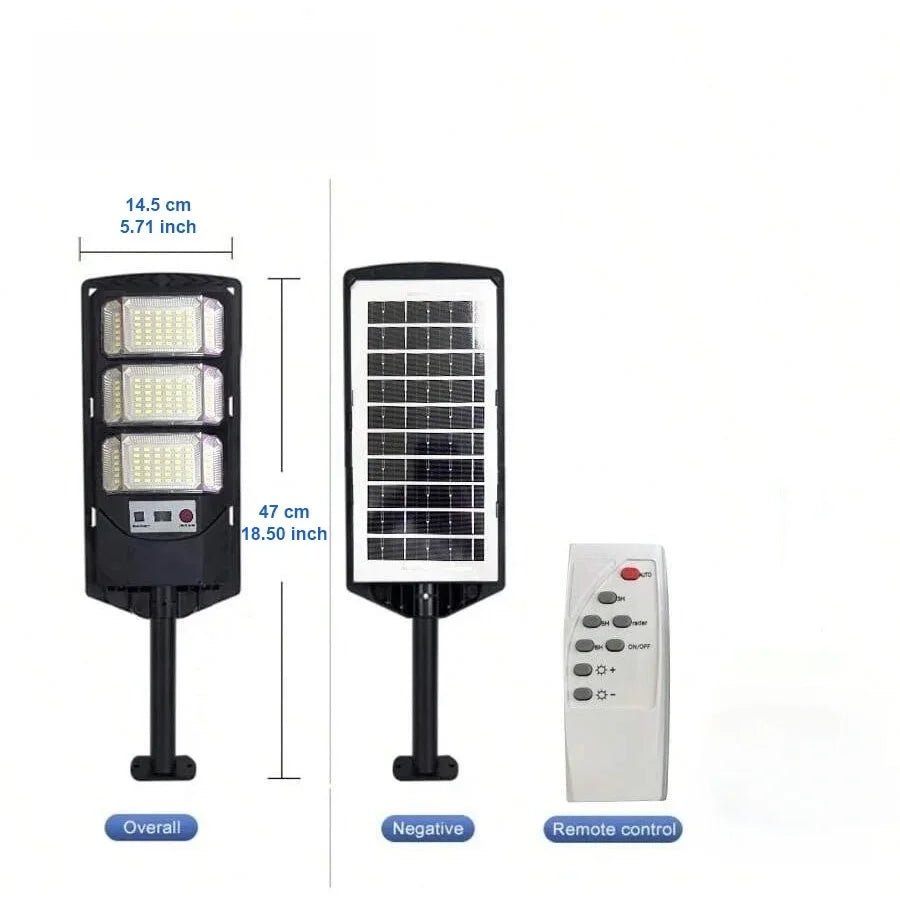 48000000LM Ultra Bright Solar LED Garden Street Lamp - Hans Lumiere