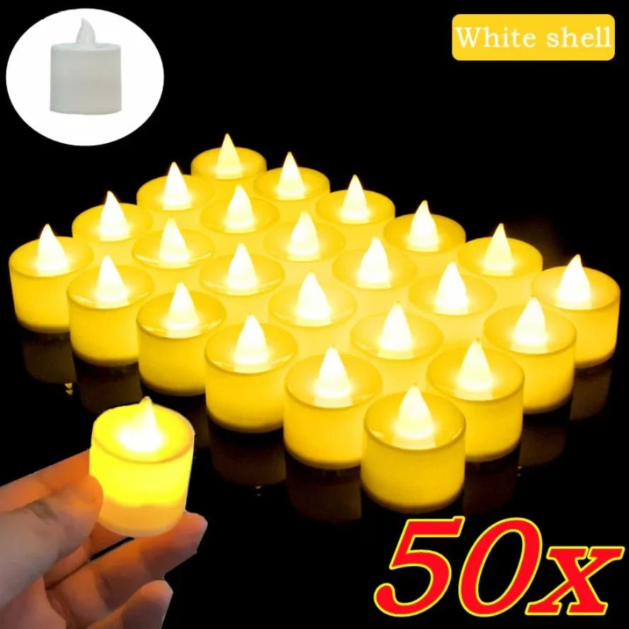 50/24PCS LED Simulation Tealights Candles - Hans Lumiere