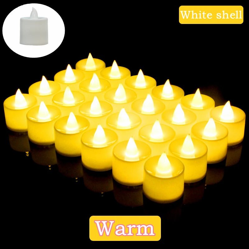 50/24PCS LED Simulation Tealights Candles - Hans Lumiere