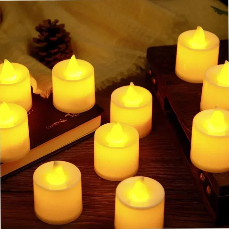 50/24PCS LED Simulation Tealights Candles - Hans Lumiere