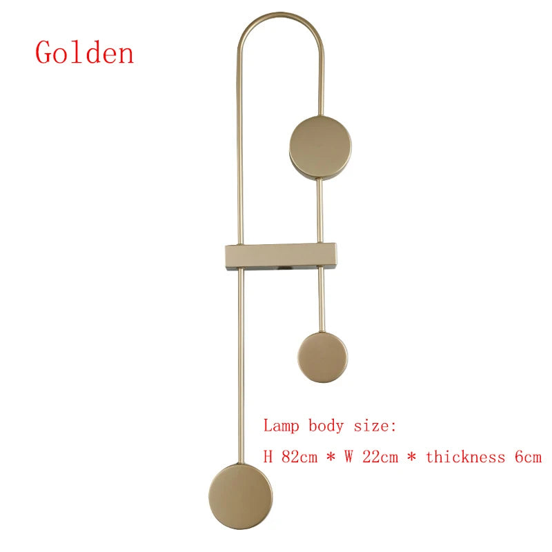 Minimalist Line Art Wall Sconce for Living Room and Bedroom