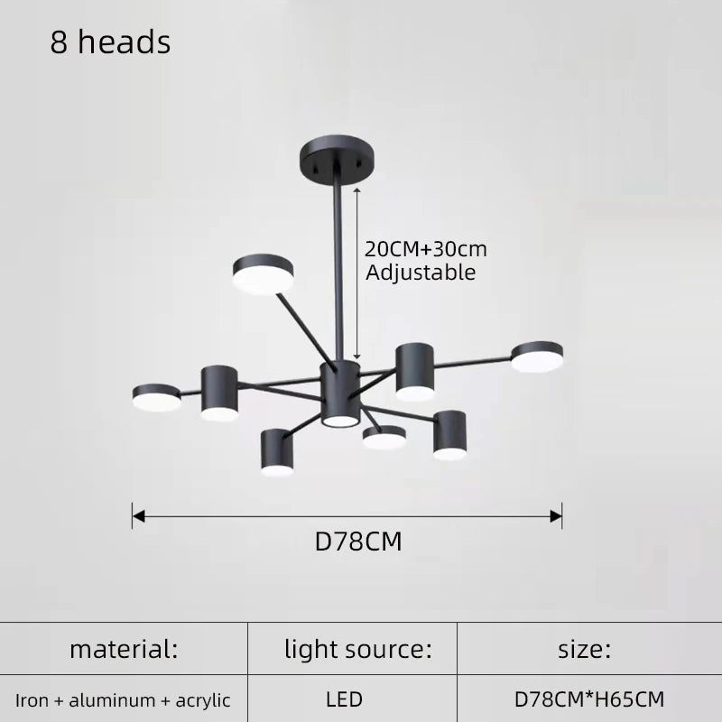 Nordic Modern Minimalist LED Chandelier