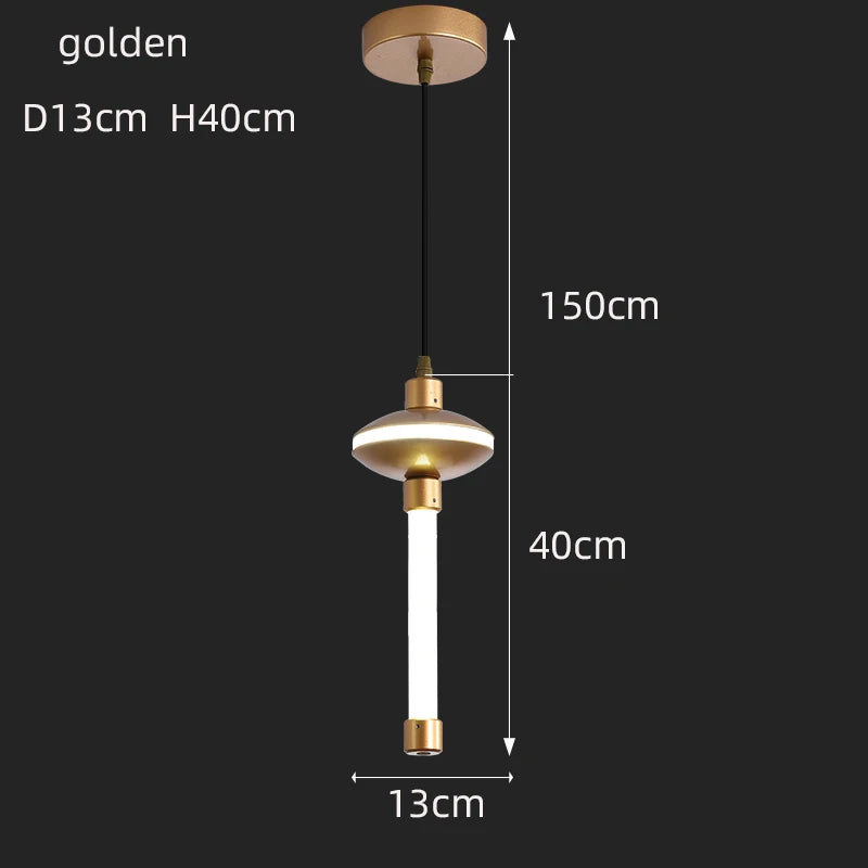 Nordic Acrylic Ring Pendant Chandelier