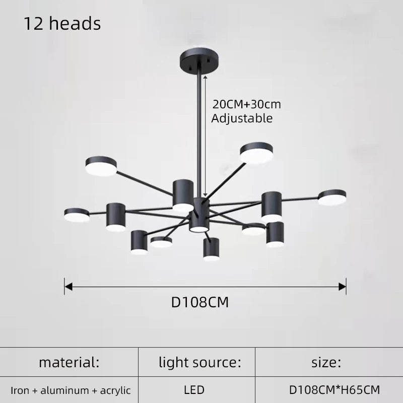 Nordic Modern Minimalist LED Chandelier