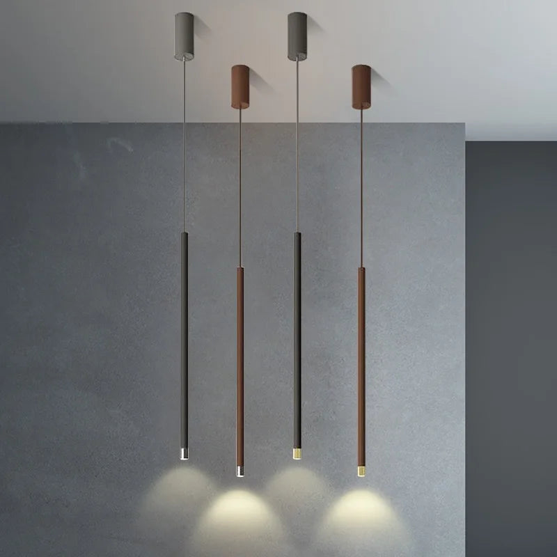 LED Cylinder Tube Pendant Light for Kitchen Island