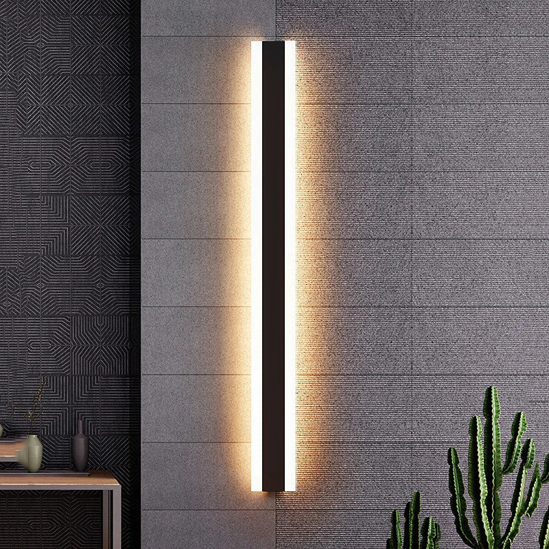 Outdoor Waterproof LED Wall Sconce - IP65 Aluminum Strip Light