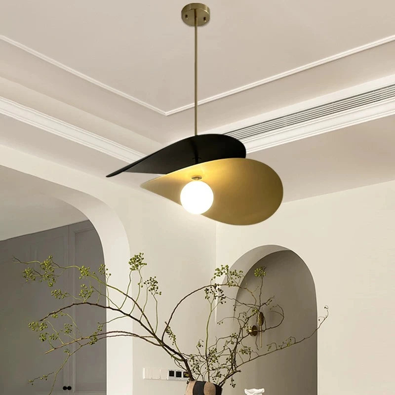 Creamy French Hat Chandelier — Nordic Loft Style