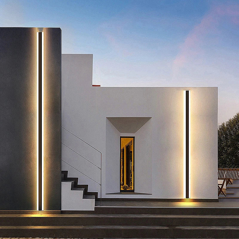 Outdoor Waterproof LED Wall Sconce - IP65 Aluminum Strip Light