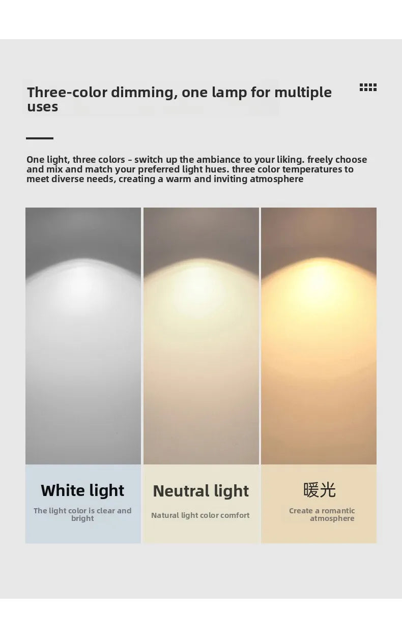 UFO Wood-Grain Dimmable LED Pendant Light