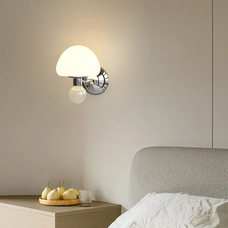LED Mushroom Wall Sconce with Pull Cord | Kids & Bedroom