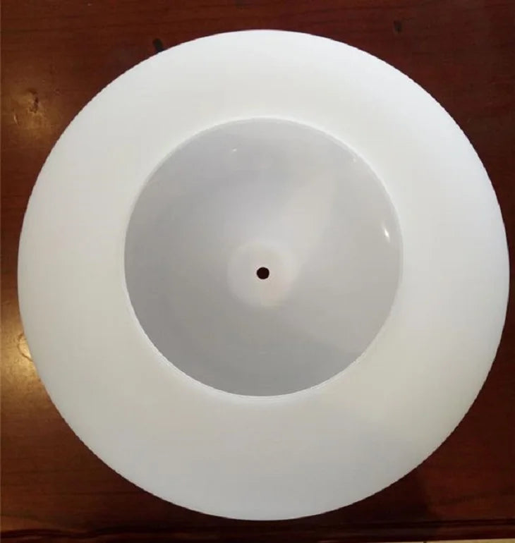 Modern White Glass Table Lamp for Bedroom & Living Room