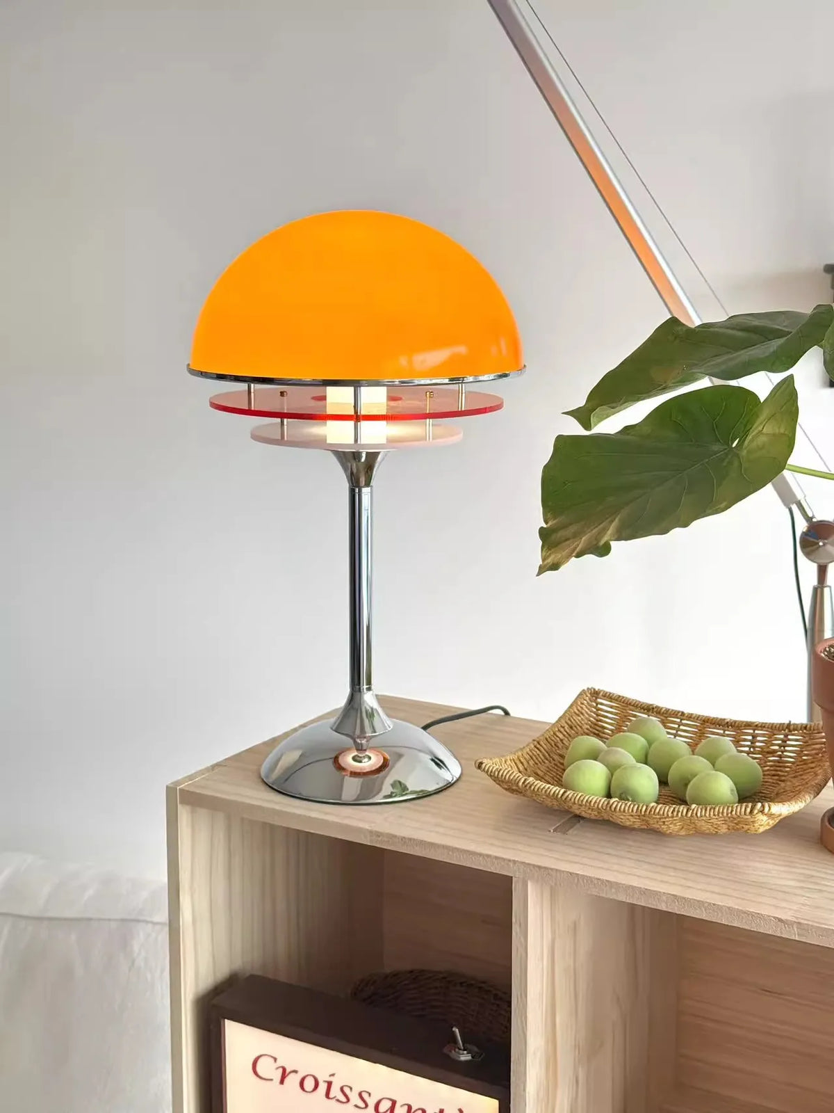Lámpara de Mesa Vintage Atardecer Bauhaus – Naranja Maillard