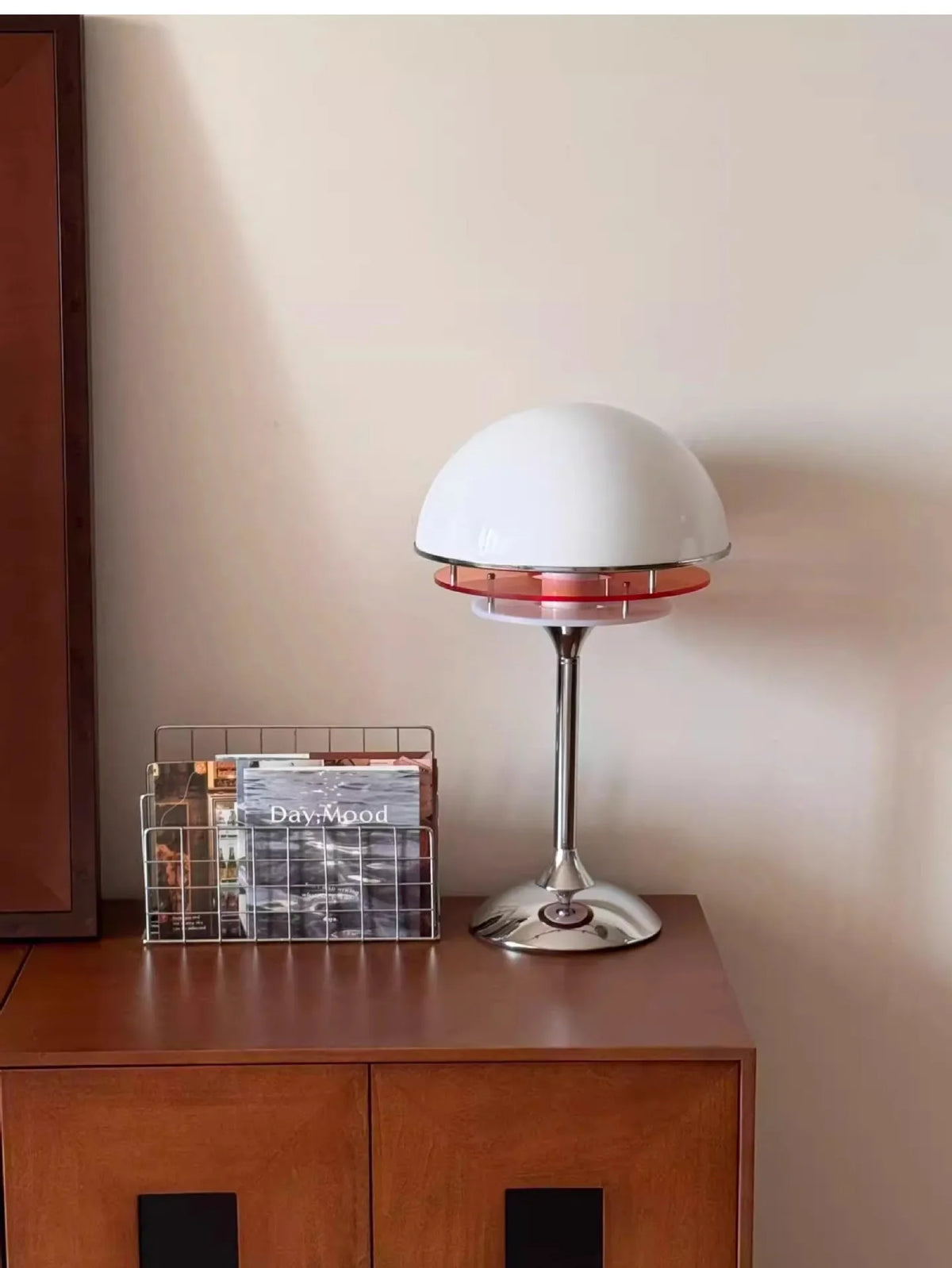 Lámpara de Mesa Vintage Atardecer Bauhaus – Naranja Maillard