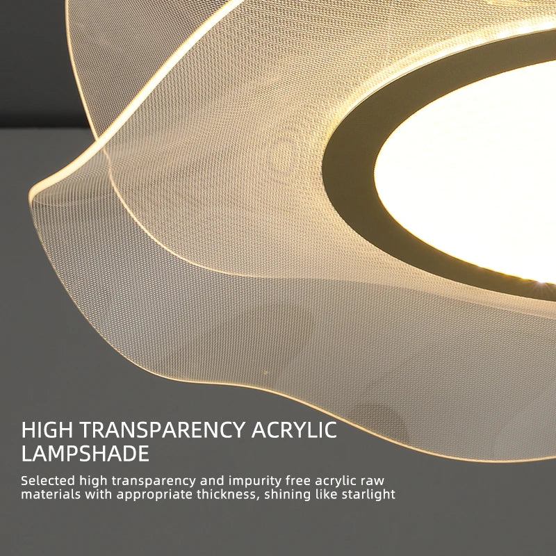 Modern Luxury LED Pendant Light for Living Room and Bedroom