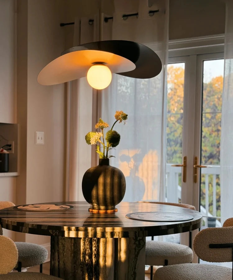 Creamy French Hat Chandelier — Nordic Loft Style