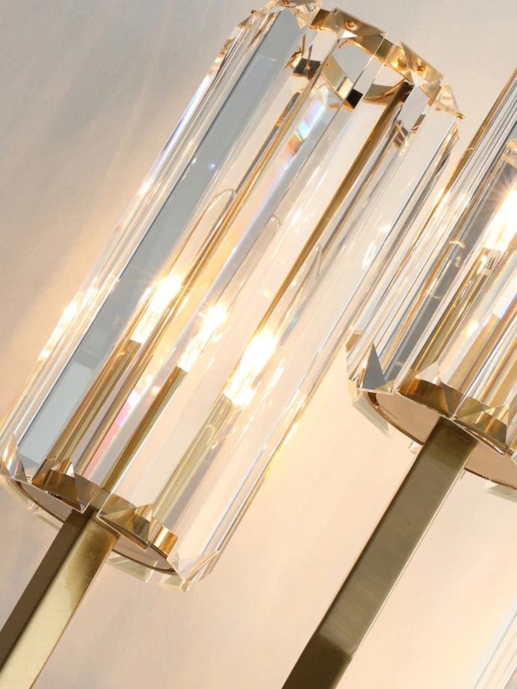 Modern Crystal Wall Sconce for Living Room and Bedroom