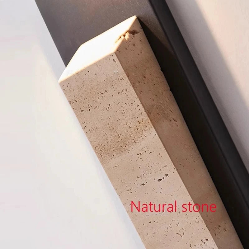 IP65 Waterproof Outdoor Wall Light - Natural Stone Finish