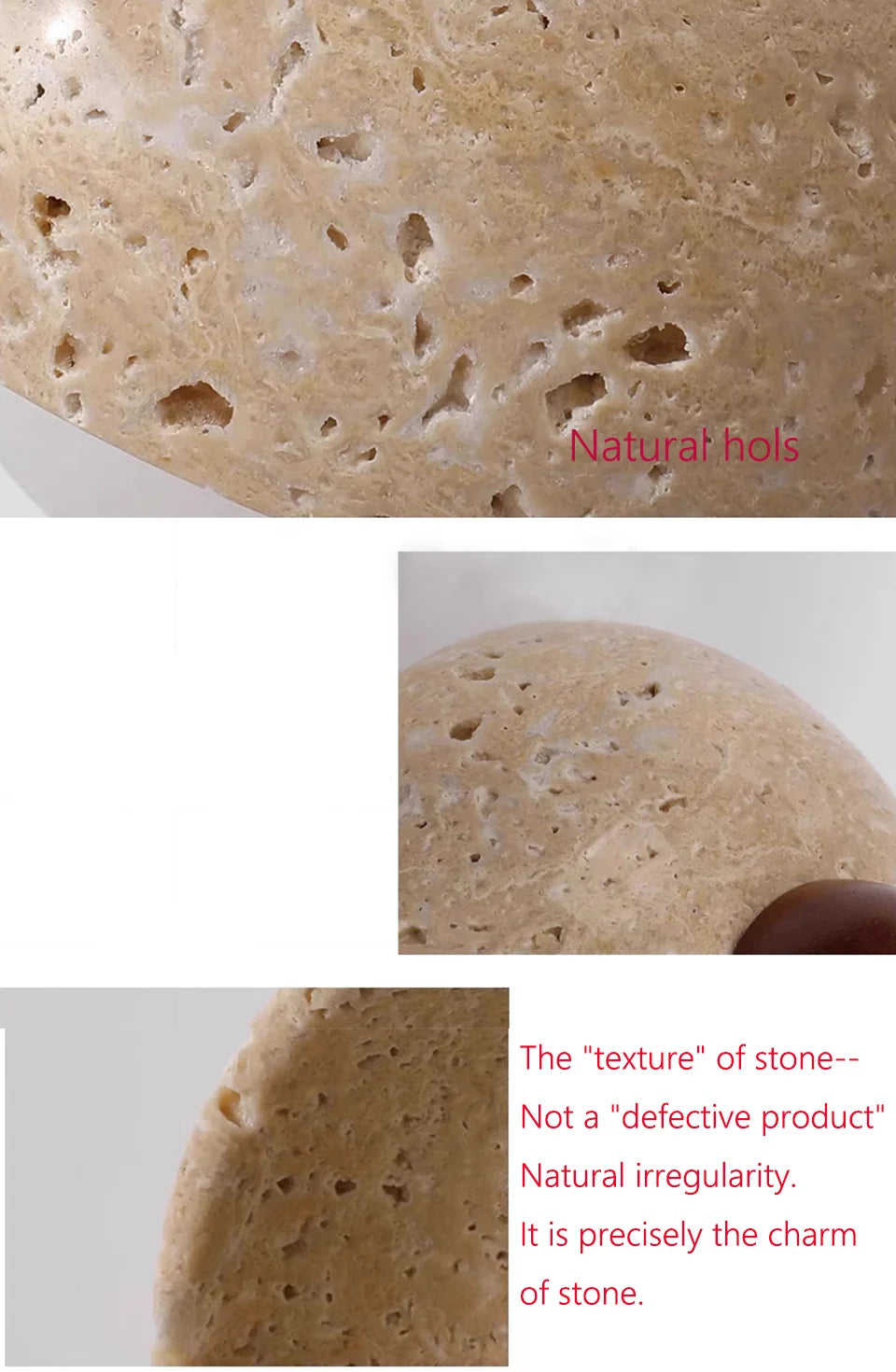 IP65 Waterproof Outdoor Wall Light - Natural Stone Finish