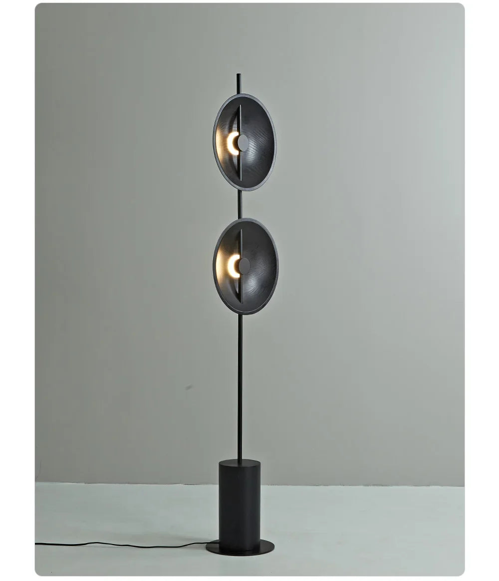 Mito Japanese Wabi-Sabi Solid Wood Adjustable Floor Lamp