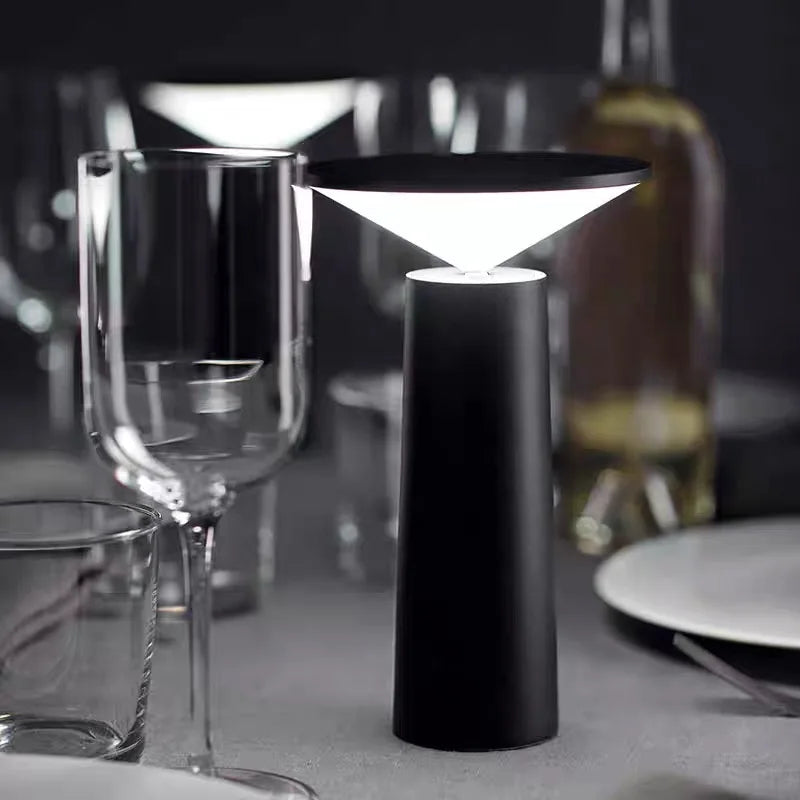 Aesthetic Creative Touch Table Lamp – Eye-Protection Ambient Light for Home & Café