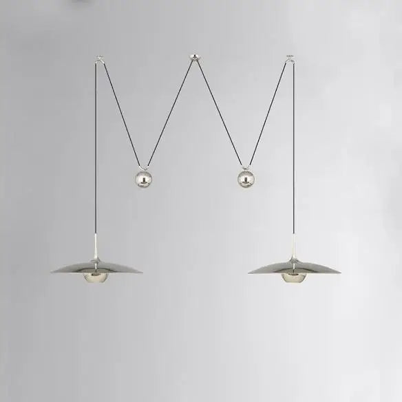Modern Flying-Saucer Pulley Pendant Light