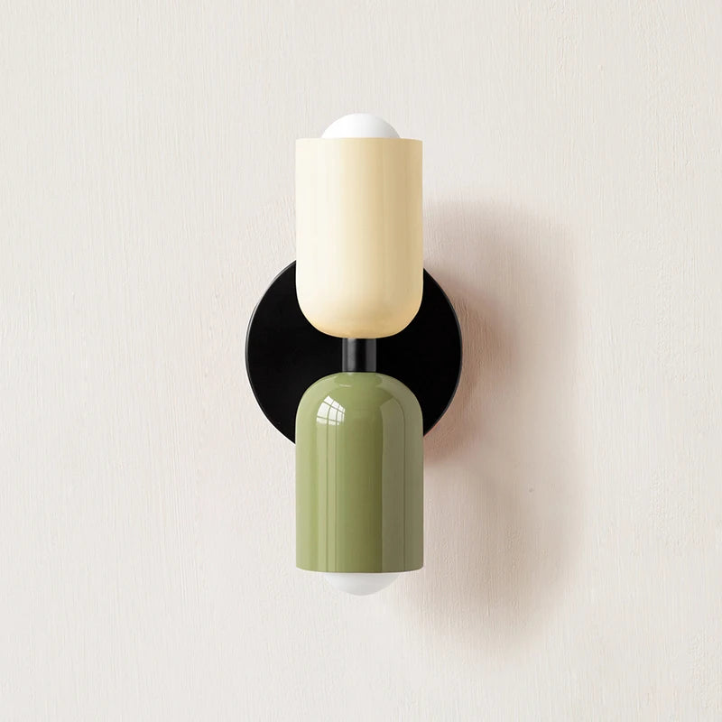 Nordic Macaron LED Wall Sconce for Bedroom & Hallway