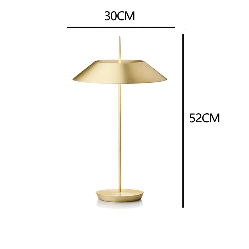 Italian Black & Gold Nordic Bedside Table Lamp