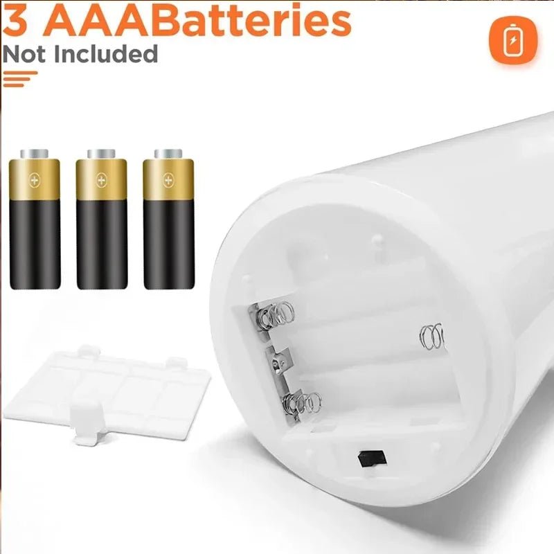 Acrylic Glass Battery Powered LED Flameless Candles - Hans Lumiere