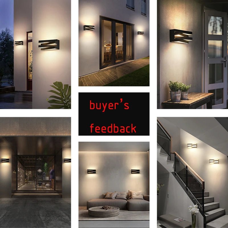 Aluminum Outdoor LED Wall Lamp - Hans Lumiere