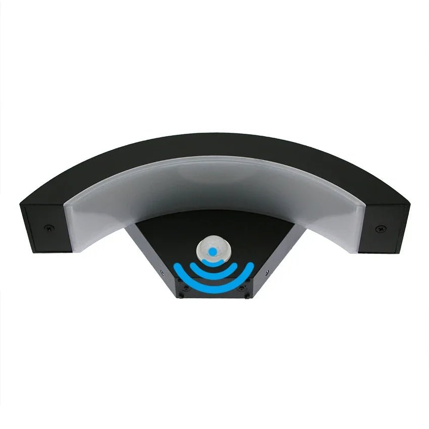 Aluminum Waterproof LED Wall Light With Motion Sensor - Hans Lumiere