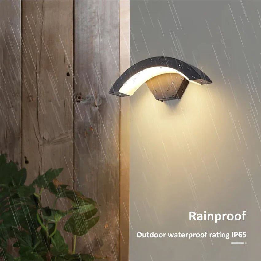 Aluminum Waterproof LED Wall Light With Motion Sensor - Hans Lumiere