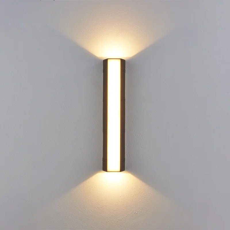 Aluminum Waterproof Outdoor Long Strip LED Wall Lamp - Hans Lumiere