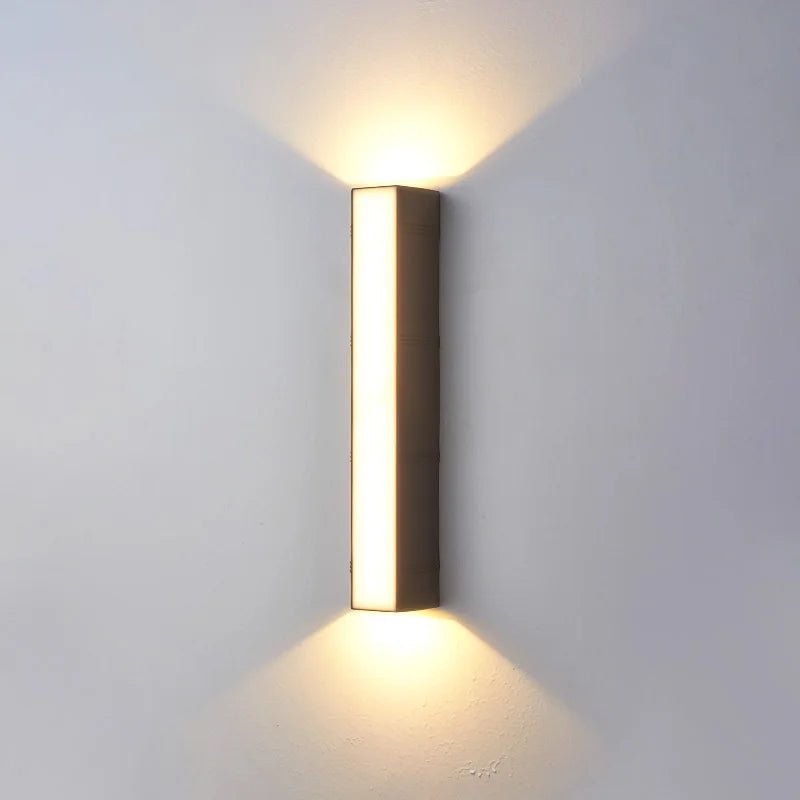 Aluminum Waterproof Outdoor Long Strip LED Wall Lamp - Hans Lumiere