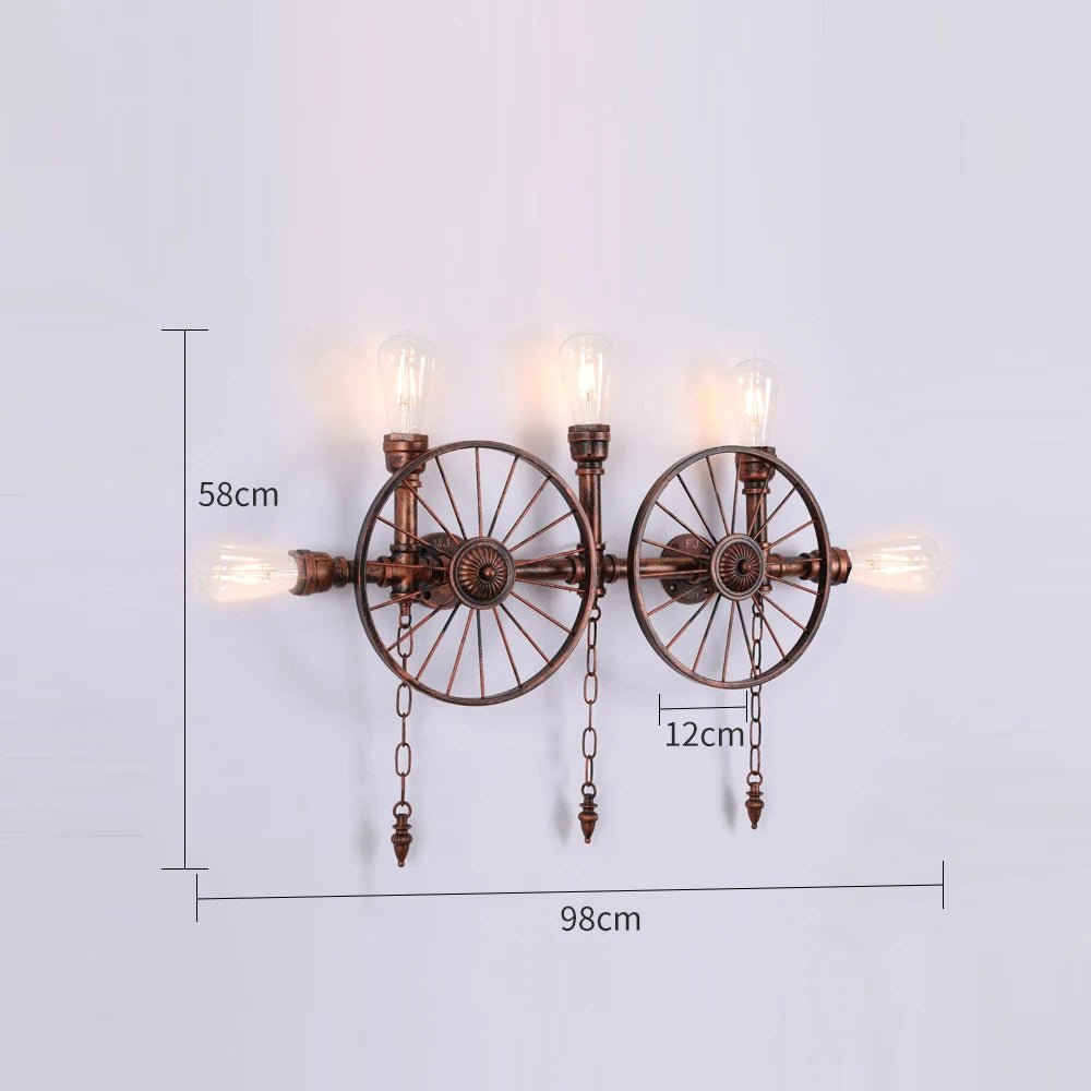American Industrial Style Vintage Wall Sconce - Hans Lumiere