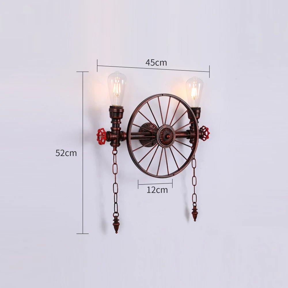 American Industrial Style Vintage Wall Sconce - Hans Lumiere