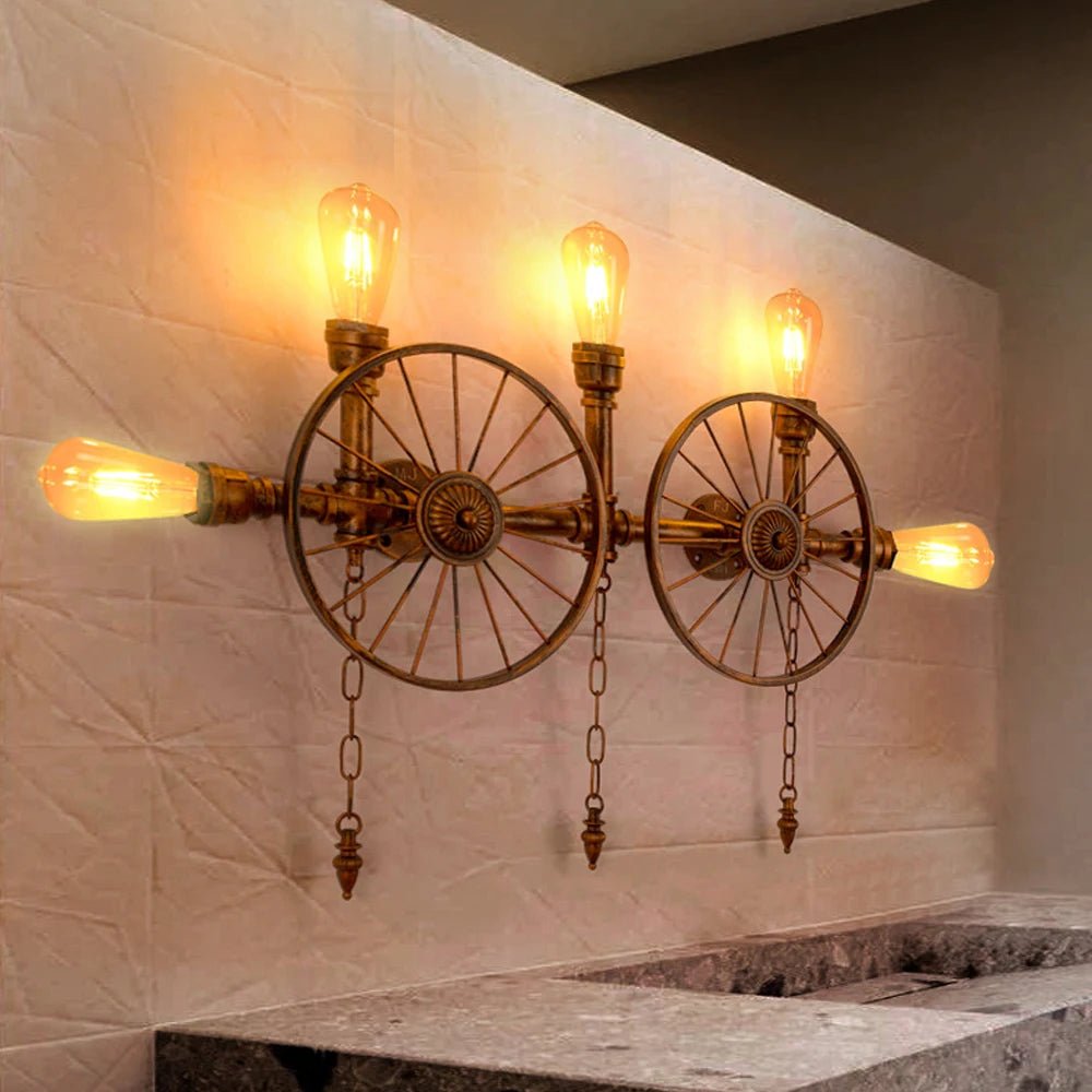 American Industrial Style Vintage Wall Sconce - Hans Lumiere