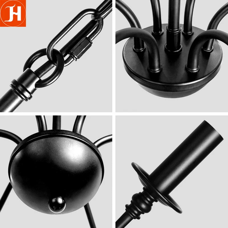 American Modern Candle Chandelier - Hans Lumiere