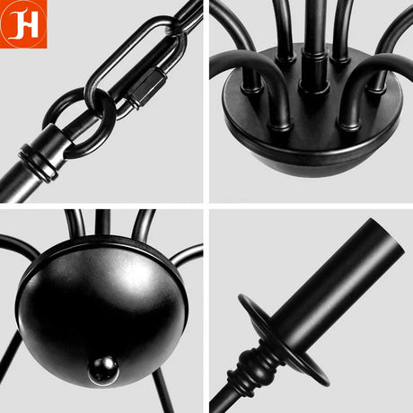 American Modern Candle Chandelier - Hans Lumiere