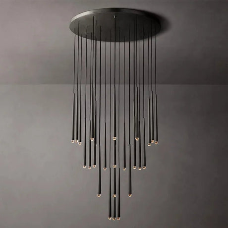 American Retro Crystal LED Chandelier - Hans Lumiere