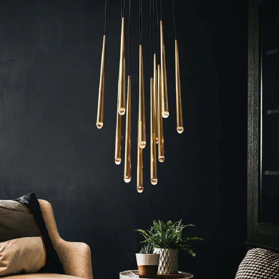 American Retro Crystal LED Chandelier - Hans Lumiere